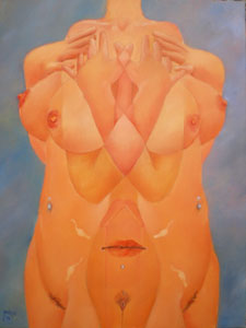  Érotiko. Oil on canvas, 80 × 60 cm. 2013 