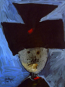  Gallery of Portraits. Oil on wood, 35 × 25 cm. 2001 