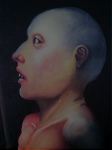  Guerreros. Óleo sobre tela, 61 × 51 cm. 1993 