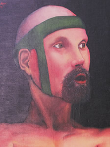  Des Guerriers. Huile sur toile, 61 × 51 cm. 1993 