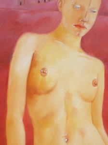  Desnudo. Óleo sobre tela, 150 × 100 cm. 2009 